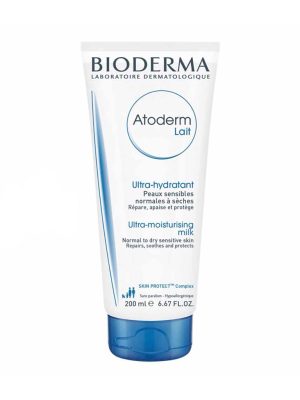 شیر مرطوب کننده بایودرما مدل Atoderm Lait حجم 200 میلی لیتر