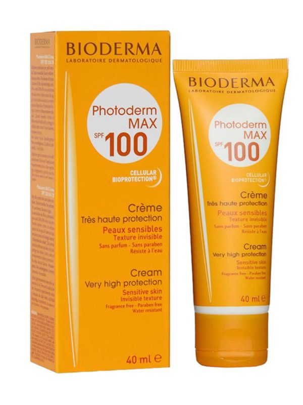 کرم ضد آفتاب بی رنگ بایودرما مدل Photoderm Max SPF100 مناسب پوست خشک و معمولی حجم 40 میلی لیتر - Image 2