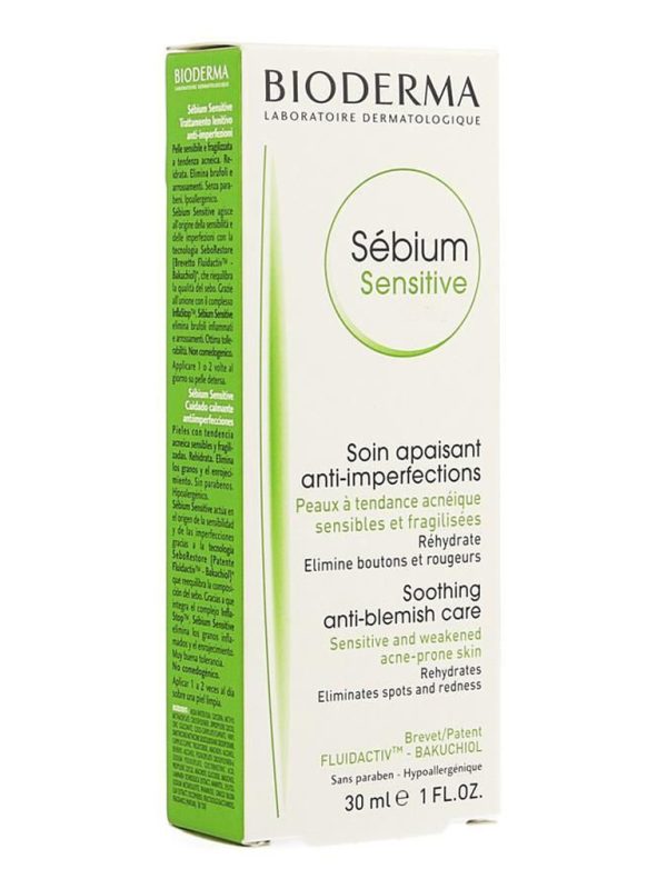 کرم مرطوب کننده و آنتی آکنه بایودرما مدل Sebium Sensitive با حجم 30 میلی لیتر - Image 2