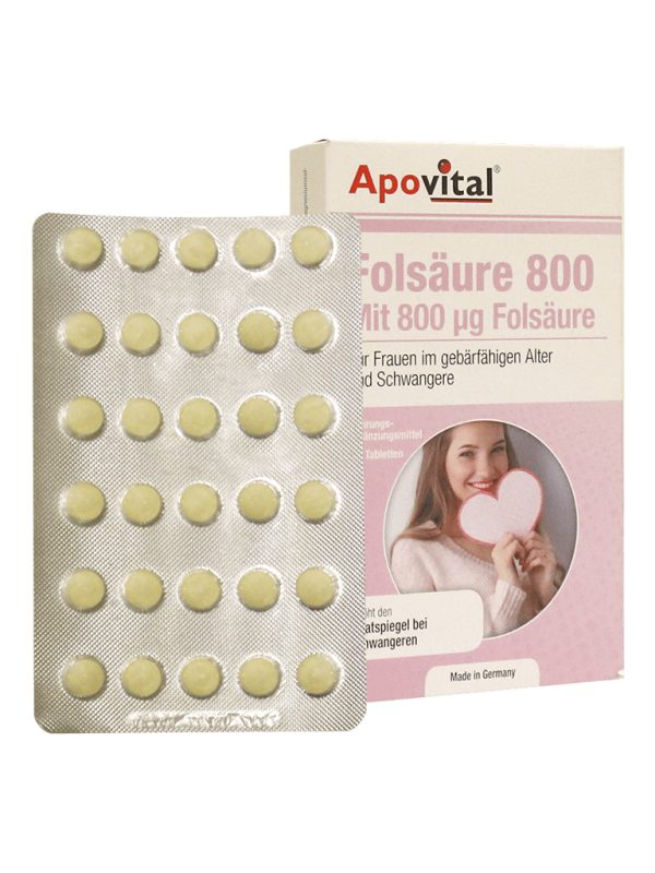 قرص فولیک اسید 800 آپوویتال 30 عددی - Image 2