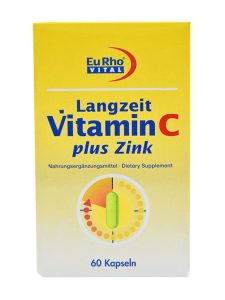 کپسول ویتامین C و زینک یوروویتال 10 میلی گرم 60 عددی - Image 2