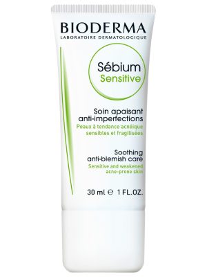 کرم مرطوب کننده و آنتی آکنه بایودرما مدل Sebium Sensitive با حجم 30 میلی لیتر