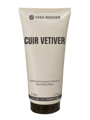 شامپو سر و بدن مردانه ایوروشه مدل Cuir Vetiver با حجم 200 میلی لیتر