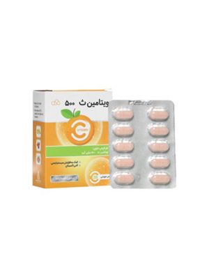 قرص جویدنی ویتامین ث ایران دارو 500 میلی گرم 30 عددی