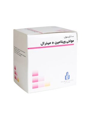 کپسول مولتی ویتامین مینرال ایران دارو 100 عددی