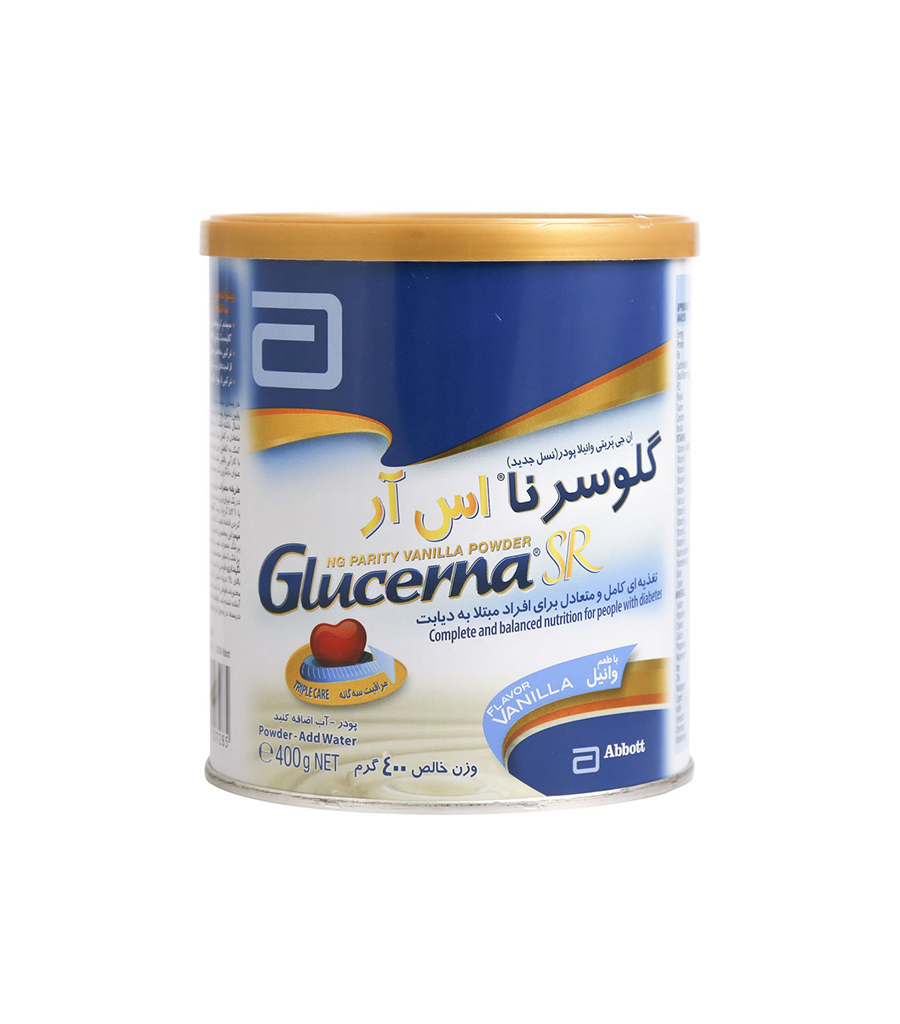 1-1138.jpg پودر گلوسرنا اس آر ابوت با طعم وانیل 400 گرم - Image 1