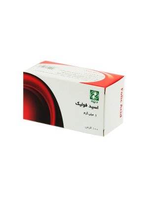 قرص فولیک اسید دینه 1 میلی گرم 100 عددی