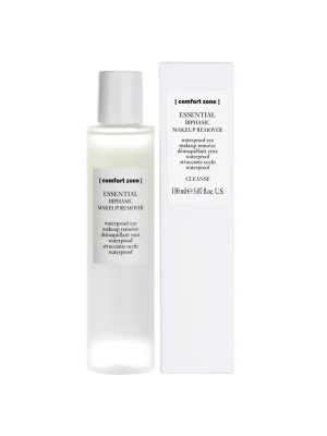پاک کننده آرایش چشم دو فاز کامفورت زون سری Essential مدل Waterproof حجم 150 میلی لیتر