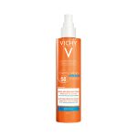 اسپری ضد آفتاب و آبرسان +SPF50 کپیتال ویشی مدل Beach Protect مناسب انواع پوست حجم 200 میلی لیتر