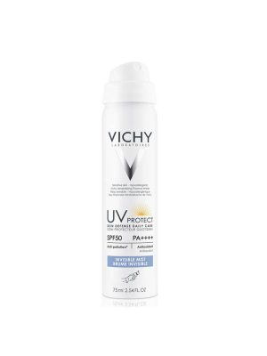 اسپری ضد آفتاب و رطوبت رسان صورت UV پروتکت SPF50 ویشی مدل Mist مناسب انواع پوست حجم 75 میلی لیتر