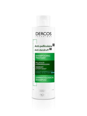 شامپو ضد شوره و ضد خارش درکوز تکنیک ویشی مدل DS dermatological مناسب موهای نرمال تا چرب حجم 200 میلی لیتر