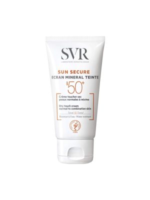 کرم ضد آفتاب مینرال رنگی اس وی آر مدل سان سکیور با SPF50 حجم 50 میلی لیتر