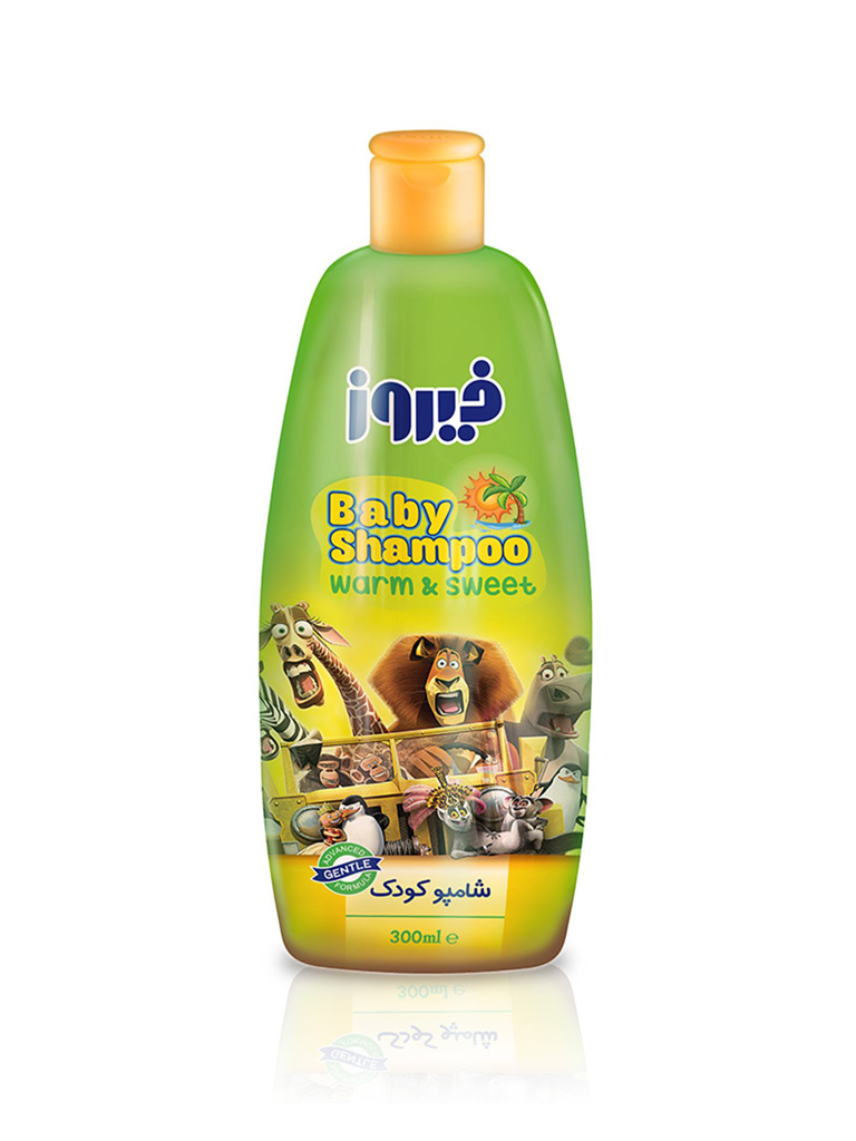1-4.jpg شامپو بچه ماداگاسکار فیروز حجم 300 میلی لیتر - Image 1