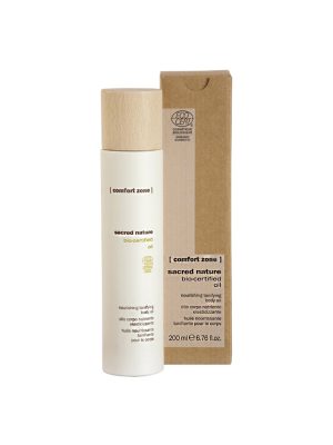 روغن تغذیه کننده و منعطف کننده پوست بدن کامفورت زون سری Sacred Nature حجم 200 میلی لیتر