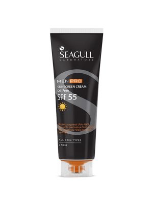کرم ضد آفتاب فاقد چربی آقایان سی گل با SPF55 حجم 150 میلی لیتر