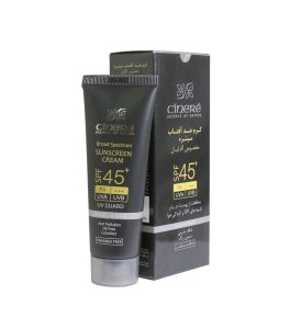 کرم ضد آفتاب سینره مخصوص آقایان +SPF45 حجم 50 میلی لیتر