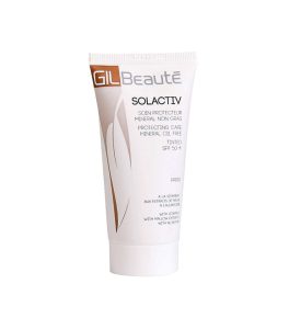 کرم ضد آفتاب رنگی مینرال ژیل بوته SPF50 مناسب پوست چرب حجم 50 میلی لیتر