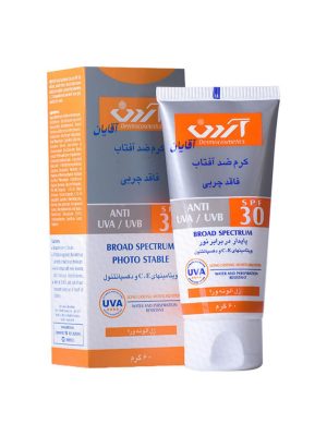 کرم ضد آفتاب مردانه آردن SPF30 فاقد چربی 60 گرمی