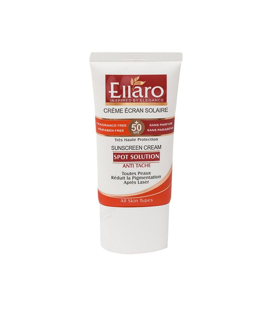 1-833.jpg کرم ضد آفتاب و ضد لک الارو اسپات سولوشن SPF50 حجم 40 میلی لیتر - Image 1