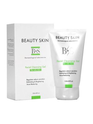 ژل شستشو صورت بی اس بیوتی اسکین مدل sebum & oily حجم 150 میلی لیتر