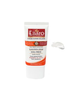 کرم ضد آفتاب فاقد چربی الارو SPF50 بی رنگ حجم 50 میلی لیتر