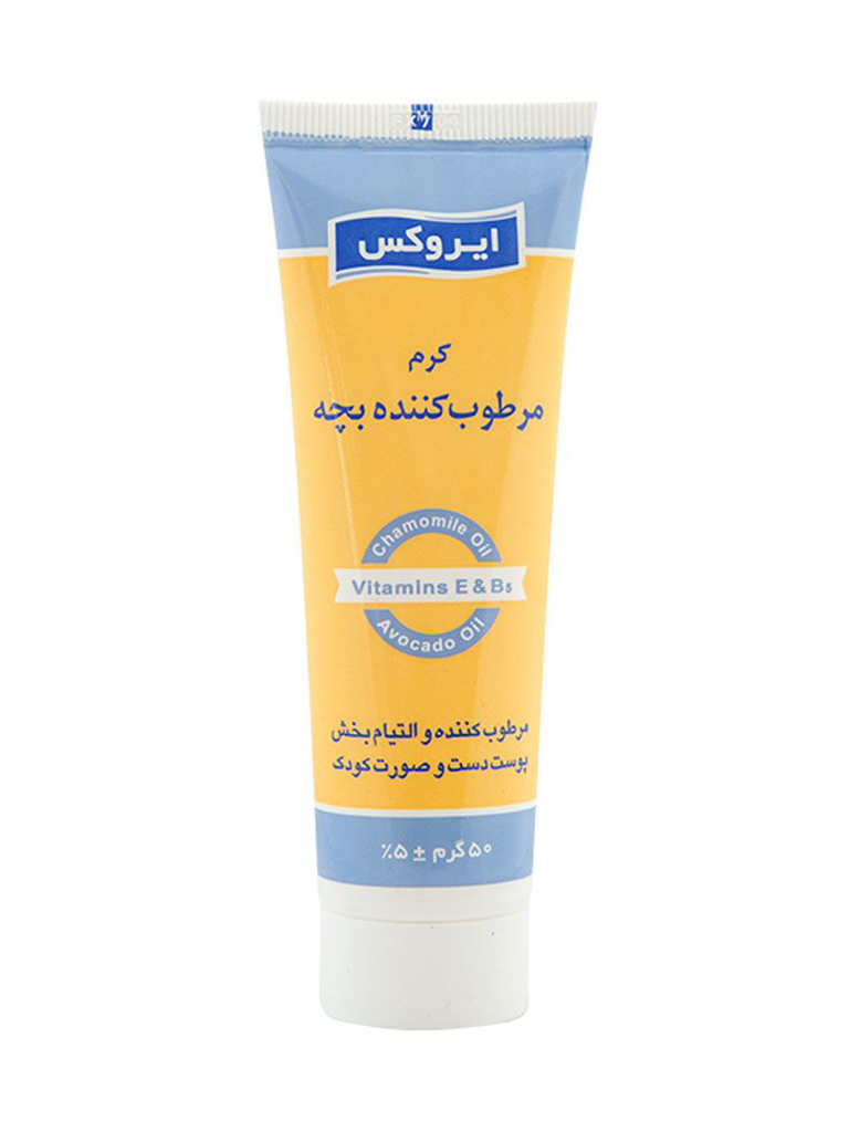 1Untitled-2-403.jpg کرم مرطوب کننده بچه ایروکس 50 گرم - Image 1