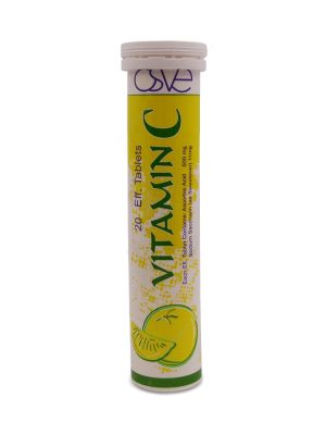 قرص جوشان ویتامین C اسوه 500 میلی گرم 20 عددی