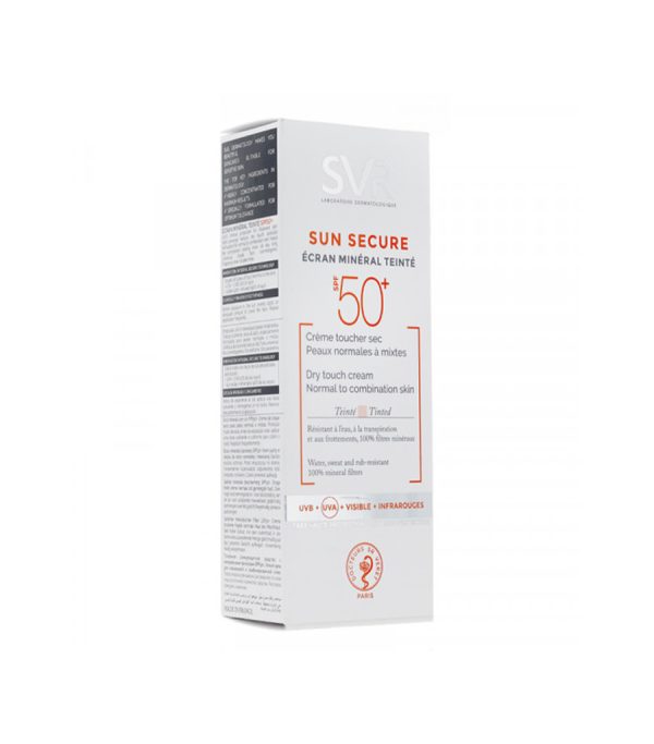 کرم ضد آفتاب مینرال رنگی اس وی آر مدل سان سکیور با SPF50 حجم 50 میلی لیتر - Image 2