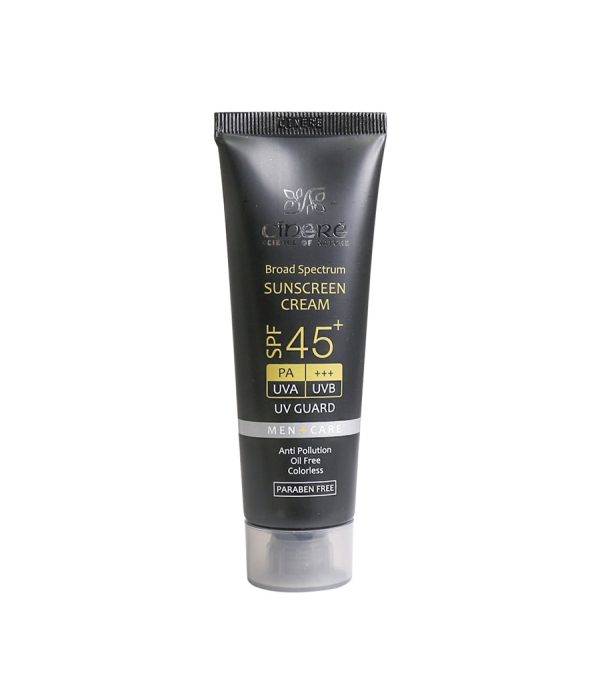 کرم ضد آفتاب سینره مخصوص آقایان +SPF45 حجم 50 میلی لیتر - Image 2