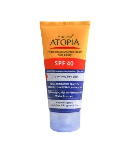کرم ضد آفتاب بی رنگ آتوپیا آردن SPF40 مناسب پوست خشک 50 گرمی - Image 2