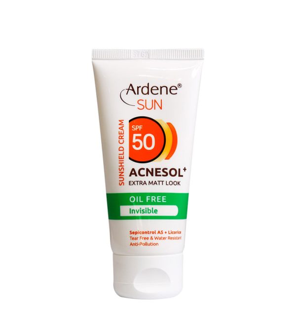کرم ضد آفتاب بی رنگ آکنه سل آردن SPF50 مناسب پوست چرب 50 گرمی - Image 2