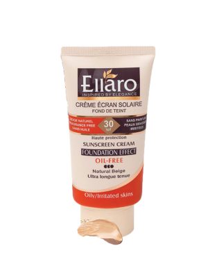 کرم ضدآفتاب فاقد چربی کرم پودری SPF30 الارو رنگی حجم 40 میلی لیتر