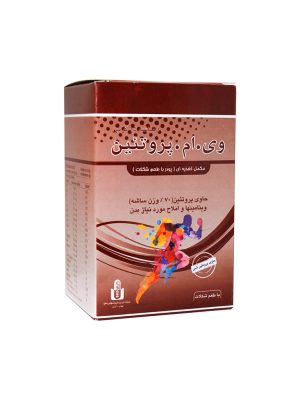 ساشه وی ام پروتئین ایران دارو با طعم شکلات 10 عددی