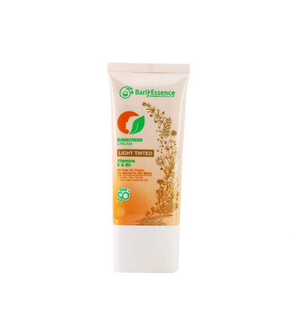 کرم ضد آفتاب باریج اسانس کرم پودری SPF50 مخصوص پوست چرب رنگ روشن حجم 60 میلی لیتر - Image 2