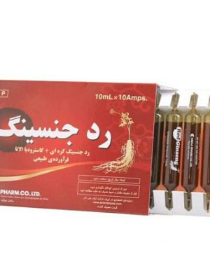 آمپول خوراکی رد جینسینگ چوافارم 10 عددی