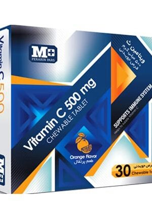 قرص ویتامین ث جویدنی ام پلاس 500 میلی گرم 30 عددی