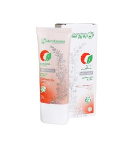 کرم ضد آفتاب باریج اسانس کرم پودری +SPF50 مخصوص پوست خشک رنگ تیره حجم 60 میلی لیتر