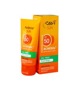 کرم ضد آفتاب رنگی آکنه سل آردن SPF50 مناسب پوست چرب 50 گرمی