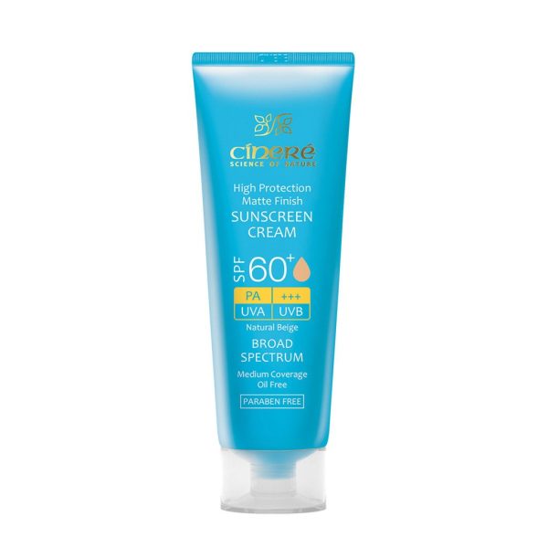 کرم ضد آفتاب رنگی فاقد چربی سینره SPF60 حجم 50 میلی لیتر - Image 2