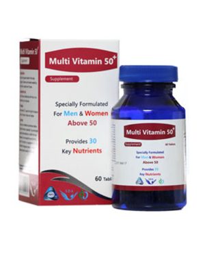 قرص مولتی ویتامین بالای 50 سال سیمرغ دارو عطار 60 عددی