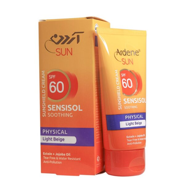کرم ضد آفتاب رنگی SPF60 فاقد جاذب های شیمیایی آردن مناسب پوست های خشک و حساس 50 گرمی - Image 2