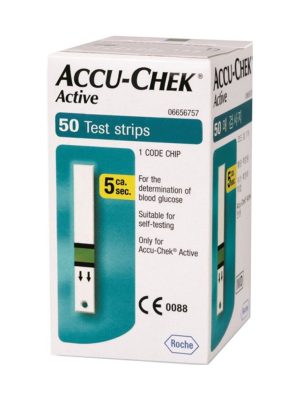 نوار تست قند خون اکیو چک مدل چک اکتیو 50 عددی