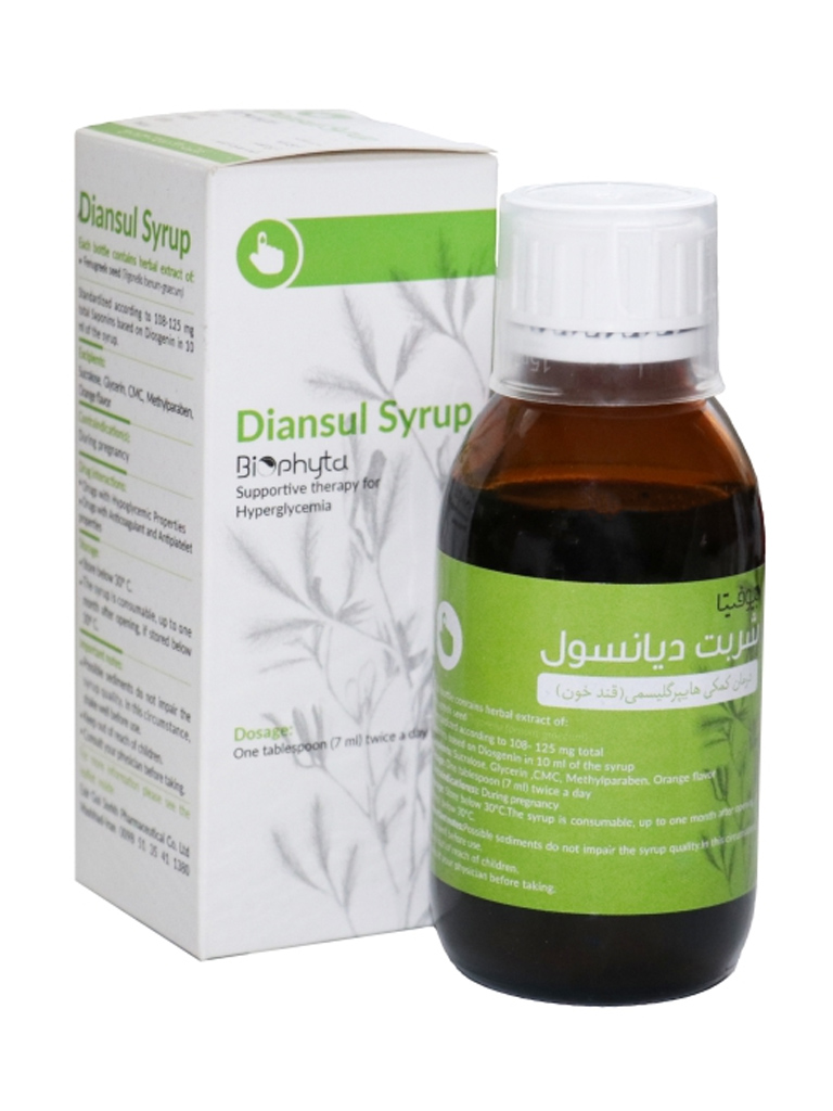 Diansul.jpg شربت دیانسول بیوفیتا حجم 120 میلی لیتر - Image 1