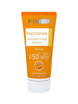 کرم ضد آفتاب فوتوزوم با ⁺SPF 50 فیس دوکس بی رنگ حجم 40 میلی لیتر