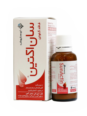 قطره آهن سان اکتین ایده دارو طب حجم 30 میلی لیتر