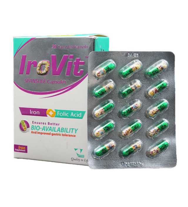 P_Irovit.png کپسول آیرویت ویتان 30 عددی - Image 1