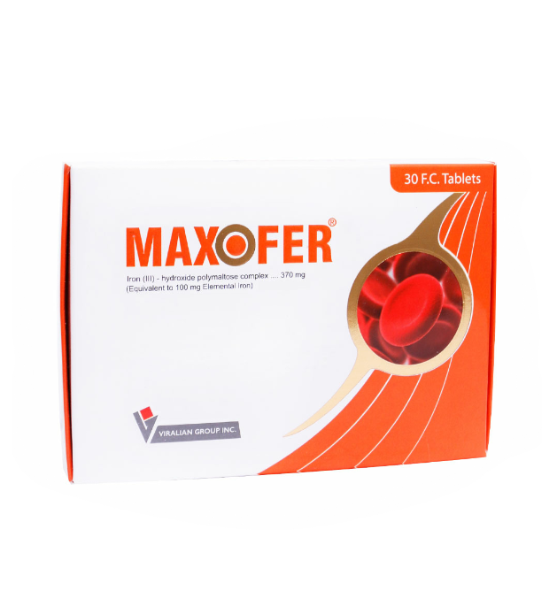 P_Maxofer.png قرص مکسوفر پلاس ویرالیان گروه 30 عددی - Image 1