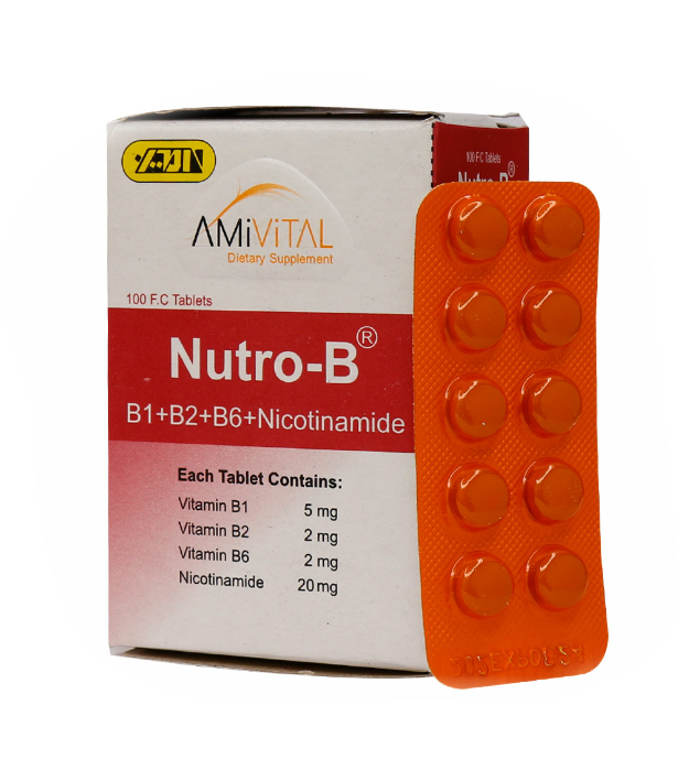 P_Nutro20B.jpg.png قرص نوتروبی امی ویتال 100 عددی - Image 1