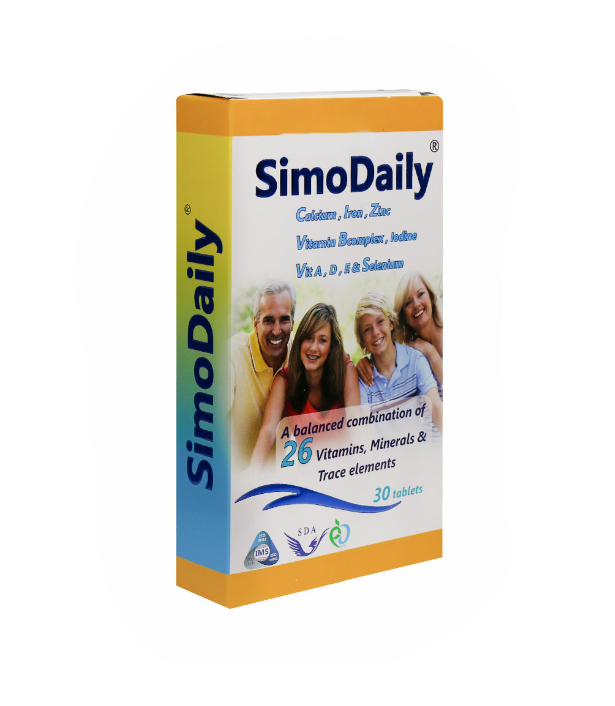 P_SimoDaily.jpg.png قرص سیمودیلی سیمرغ دارو عطار 30 عددی - Image 1