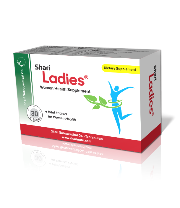 P_ladies.jpg.png قرص تقویتی بانوان لیدیز شاری 30 عددی - Image 1
